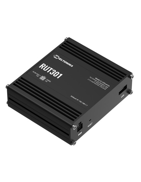 Teltonika Rut301 Router Teltonika Industrial 5xrj45 USB 2.0 1xDigital I / O