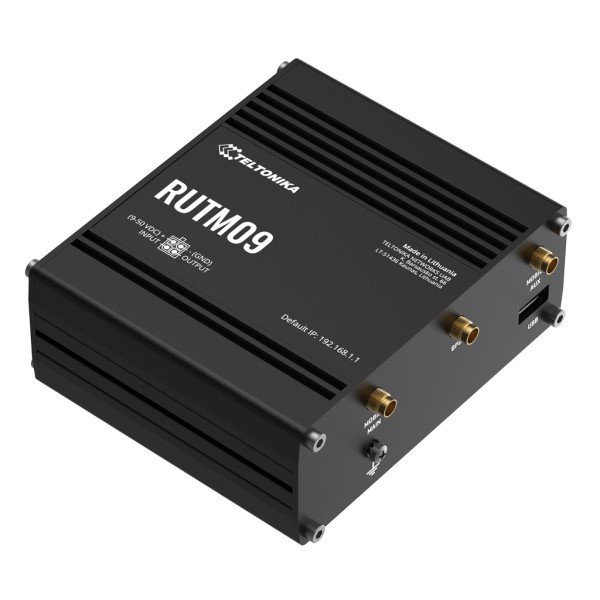Comprar TELTONIKA RUTM09 Router Teltonika Industrial 4G LTE 2xSIM 4xRJ45 GPS USB 1xDigital I/O RUTM09