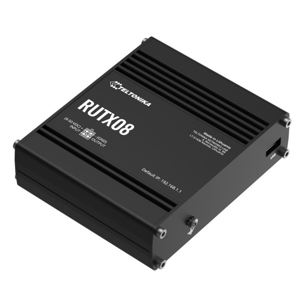 Comprar TELTONIKA RUTX08 Router Teltonika Industrial 4xRJ45 Gigabit USB 1xDigital I/O RUTX08