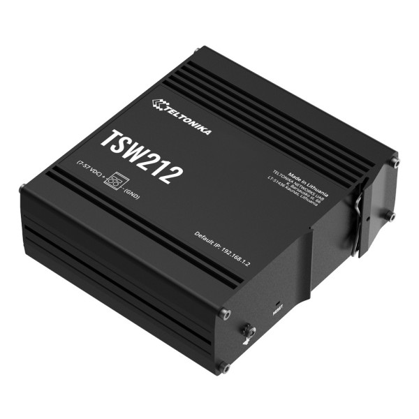 Teltonika TSW212 Switch Teltonika Industrial 8 Ports Gigabit + 2SFP Gigabit Managable L2 L3