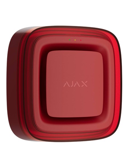 Comprar AJAX FIREPROTECT-EN54-SNV-RD Ajax EN54 FireProtect Sounder/VAD Jeweller. Indicador Acustico y Visual de alarma. Color Ro