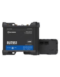 Comprar TELTONIKA RUT951-POE+(PSU) Router Teltonika Industrial 4G LTE 2xSIM eSIM Wi-Fi4 4xRJ45 PoE+ (con PSU 62W) RUT951-POE+(PS