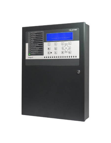 TELETEK SIMPO-X CENTRAL CENTRAL CENTRAL X 1 Lazion Expansível para 2 Dispositivos de 3 Ties 500 e 48 sessões. Conectividade LAN 