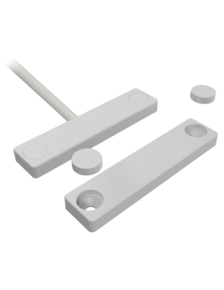 Comprar ALARMTECH MC740-E Contacto magnético, NC, 2 m de cable, tornillos incluidos, cubierta de plastico MC740-E