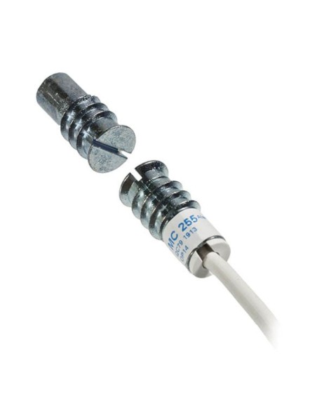 Contato magnético do alarmtech MC255 com parafuso rotativo, cabo de 2 m