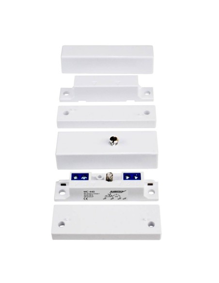 Comprar ALARMTECH MC440 Contacto para montar sobre superficie, función NC, sistema antimanipulación, conexión roscada MC440