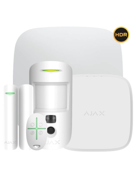Comprar AJAX KIT-B-INT-INC-HDR-WH KIT Ajax Básico Intrusión + Incendio KIT-B-INT-INC-HDR-WH