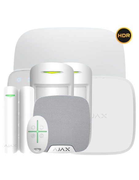 Comprar AJAX KIT-A-INT-INC-HDR-WH KIT Ajax Avanzado Intrusión + Incendio KIT-A-INT-INC-HDR-WH