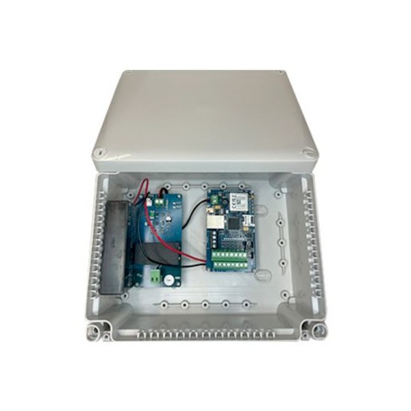 Comprar GL-SEGURIDAD SISCOM-F1-CFB Transmisor de alarmas IP/GPRS certificado EN54-21. Incluye caja, fuente de alimentación y bat