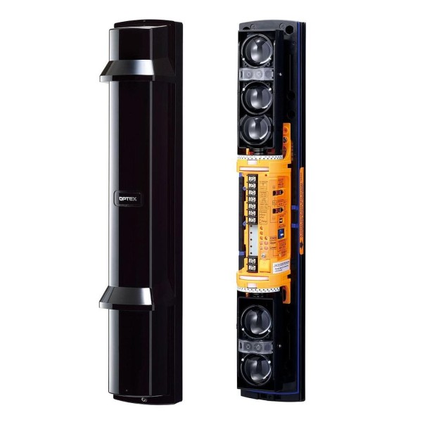 Kaufen OPTEX OPTEX-1 Infrarot-Lichtschranke mit 4 Strahlen, Perimeterschutz 100 m, Doppelmodulation, 4 Frequenzen, Antifog, Opte
