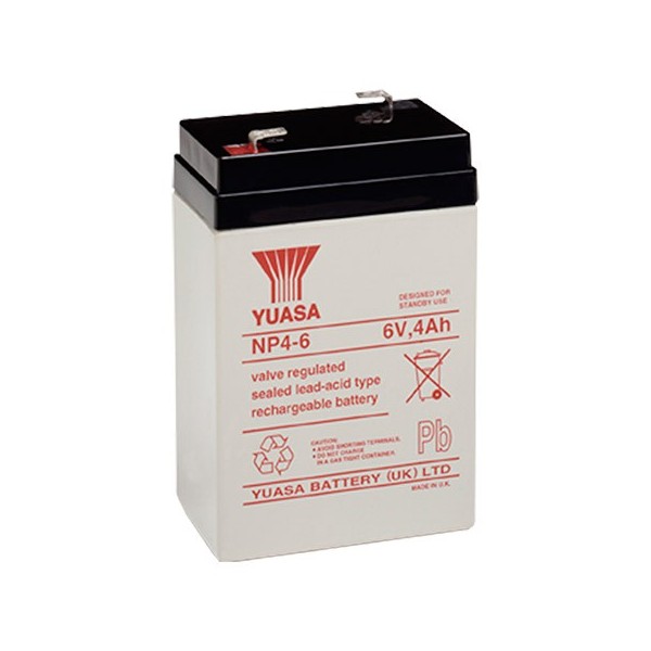 KIDDE KIDDE-435 SC-006-004 6 V 4AH 6 V 4AH Líder Bateria recarregável (para painel de controle do SmartCell)