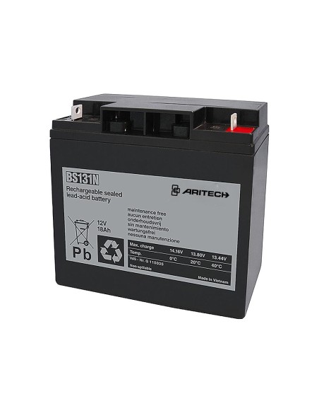 Kidde Kidde-212 BS131N 12V / 18Ah Selecionado Bateria de Chumbo Sem Teste de Manutenção Aritech