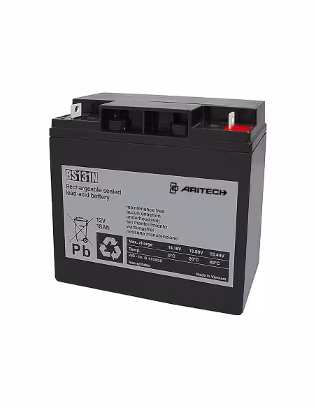Acheter KIDDE KIDDE-212 Batterie au plomb scellée 12V/18Ah Sans entretien Étanche Aritech
