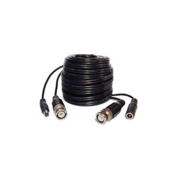 BYSECUR BYSECUR-37 BBSC00194 Cabo Coaxial para câmeras de segurança Vídeo e comida, 20 m