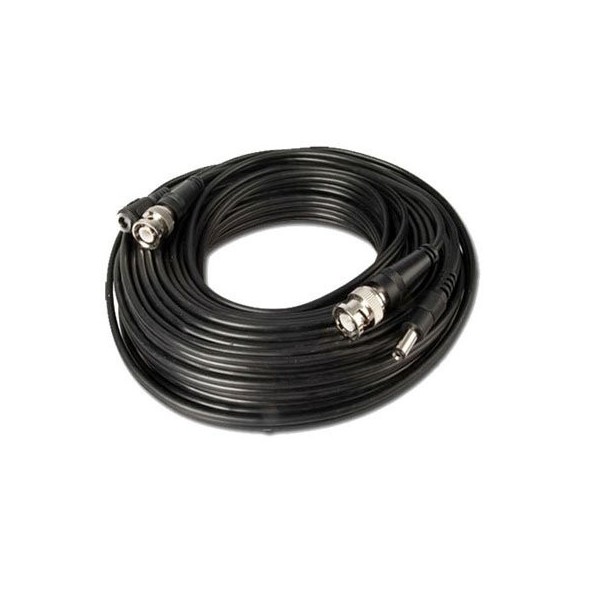 BYSECUR BYSECUR-38 BBSc00860 Cabo coaxial para câmeras de segurança Vídeo e comida, 30 m