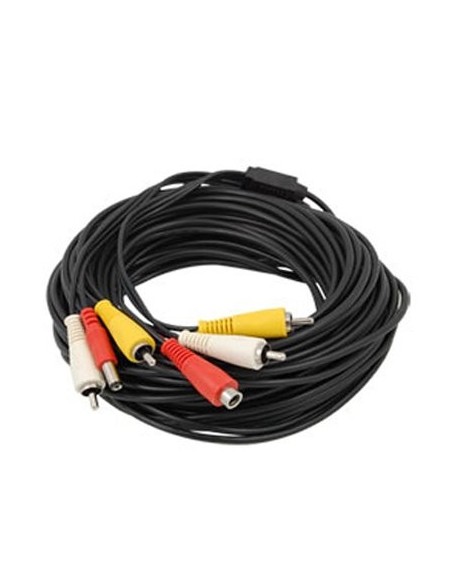 BYSECUR BYSECUR-51 BSC00201 Cabo RCA para câmeras de áudio CCTV, vídeo e energia. 20 m