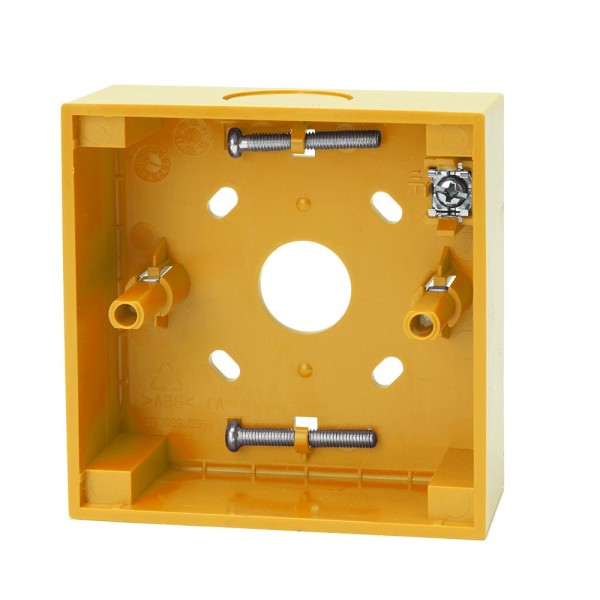 Comprar KIDDE KIDDE-776 Caja trasera - Zócalo base para montaje de pulsador manual inteligente. Amarillo N-MC-BB-Y