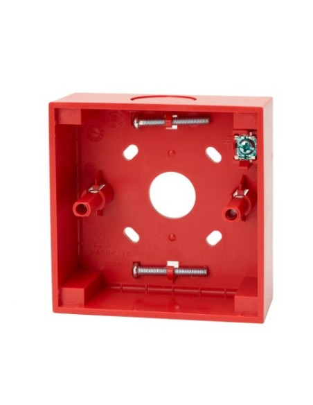 Kidde Kidde-513 N-MC-BB-R Caixa traseira - Soquete base para montagem de botão manual inteligente,. Vermelho