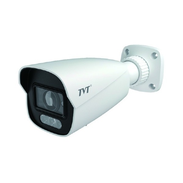 Kaufen TVT TVT-290 Bullet-IP-Kamera 2MP 2.8-12mm Duale Beleuchtung IR50 Weißlicht 40 m IP67 Audio