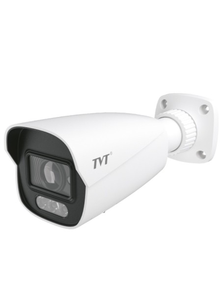 Comprar TVT TVT-158 Cámara Bullet IP 4MP 2.8mm IP67 VCA Luz blanca 30m MicroSD Audio MIC Alarma TD-9442C3H(PE/WR2)