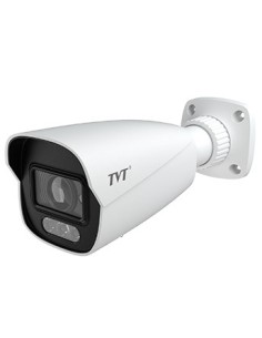 TVT TVT-360 TD-9442C4 (PE / WR2) Bala de câmera IP 4MP Color Full 24/7 Light Explorer Luz Branca Mic IP67