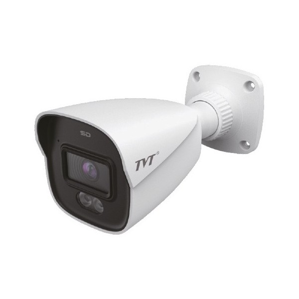 Acheter TVT TVT-205 Caméra Bullet IP 4MP Éclairage double 30 m IP67 Audio MIC