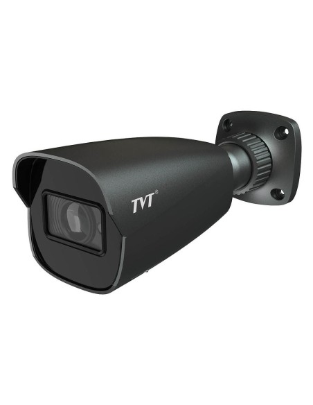TVT TVT-25 TD-9442S4-G (D / AZ / PE / AR3) Bala de câmera IP 4MP Lente motorizada 2.8 ~ 12mm WDR120 Áudio Preto TVT
