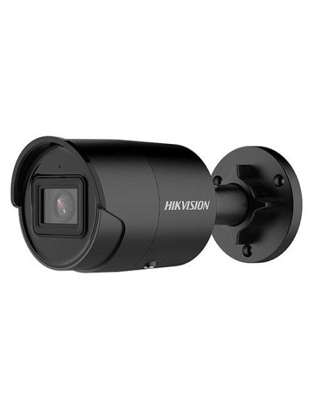 Hikvision Pro Hik-Pro-197 DS-2CD2063G2-IU (2.8mm(Preto) 6MP IP Bullet Camera 2.8mm Reconhecer WDR120 MIC IP67 IR40 Preto Hikvisi