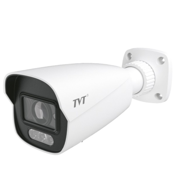 Acheter TVT TVT-276 Caméra Bullet IP 8MP 2,8-12mm Éclairage double IR50 lumière blanche 30m IP67 Audio MIC