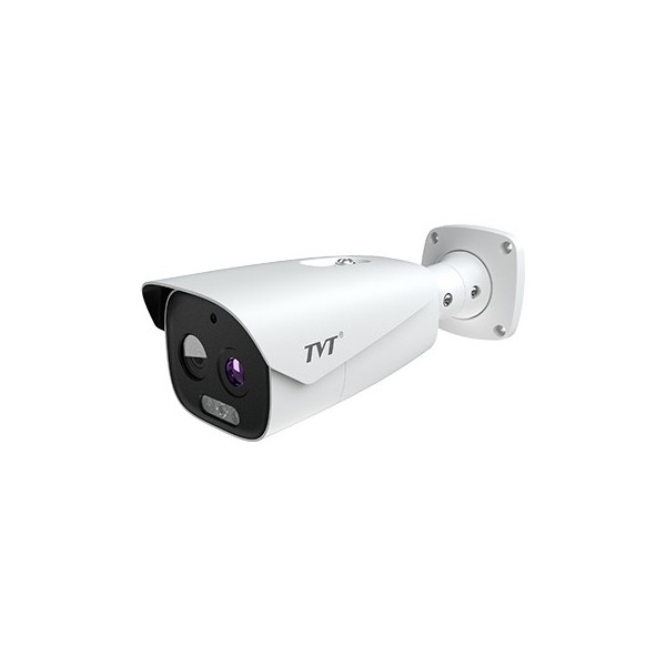 TVT TVTT-412 TD-5433E1-VT (25 / PE) Bullet Câmera Thermal IP 5MP 25mm Óptica 16mm IR100 WDR120 Captura de Vídeo Facial