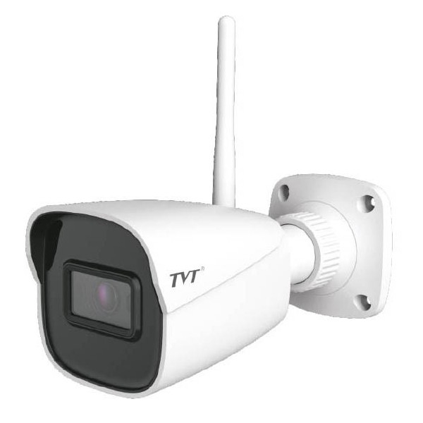 TVT TVT-29 TD-9441S4 (d / PE / WF / AR2) Bala de câmera WiFi IP 4MP 2.8mm IR30 VAC IP67 WDR120 Audio Poe TVT