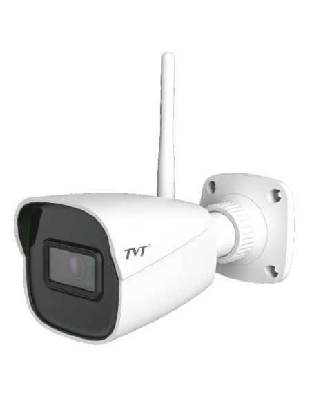 Comprar TVT TVT-29 Cámara Bullet WiFi IP 4MP 2.8mm IR30 VCA IP67 WDR120 Audio PoE TVT TD-9441S4(D/PE/WF/AR2)