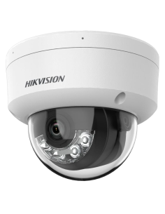 Acheter HIKVISION PRO HIK-PRO-738 Caméra dôme IP 4 MP 2,8 mm MIC Acusense Smart éclairage hybride IP67 audio alarme IK10