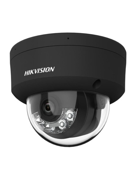Hikvision Pro HIK-PRO-683 DS-2CD2147G2H-LISU (2.8mm/ EF / Black 4MP IP Dome Câmera 2.8mm Luz híbrida inteligente com reconhecime