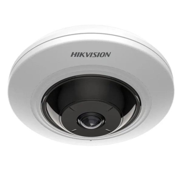 Hikvision Pro HIK-PRO-267 DS-2CD2955G0-ISU (1.05mm) Câmera Fisheye 180 ° IP 5MP WDR120 E / S Alarme de áudio IR8