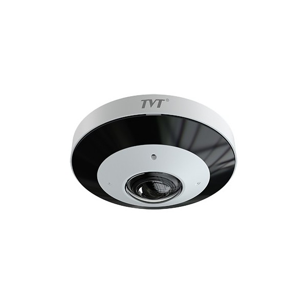 TVT TVT-204 TD-9568E3B-A (D / PE / AR1) 6MP IP Fisheye Camera 1.65mm Alarme de áudio IR20 I / S Mic P2P
