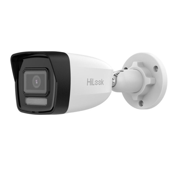 HILOOQUE HILOOK-6 IPC-B180HA-LU IP Câmera Bullet 8MP 2.8mm IP67 luz híbrida inteligente 30m de detecção de microfone de pessoas 
