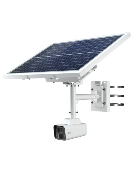 Comprar TVT TVT-191 Cámara IP  KIT Solar 4MP Micro SIM 4G Full Color 24/7 panel solar y batería IP67 Análisis inteligente TD-984