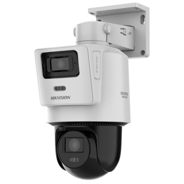 Hikvision Valor Hik-Value-463 DS-2S2C200MWG-E / 12 (2,8 / 8mm) Câmera PT Tandemvu IP 2MP + 2 MP PoE Smart Hybrid Light