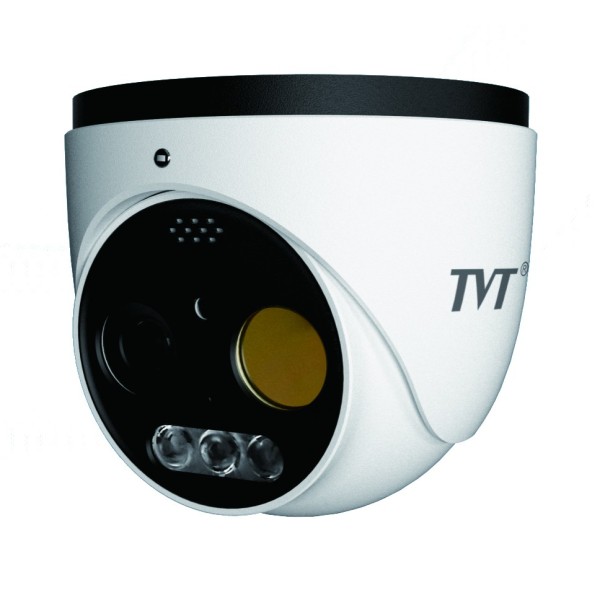 Kaufen TVT TVT-415 Duale Wärmebildkamera Turret IP mit 3.2mm-Thermalobjektiv und 4mm-Optikobjektiv