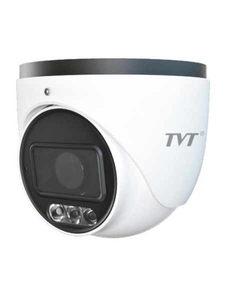 Comprar TVT TVT-48 Cámara Turret IP 4MP 2.8-12mm Iluminación Dual Luz Blanca IR40 WDR120 Audio MIC IP67 TVT TD-9545C2(D/AZ/PE/AW