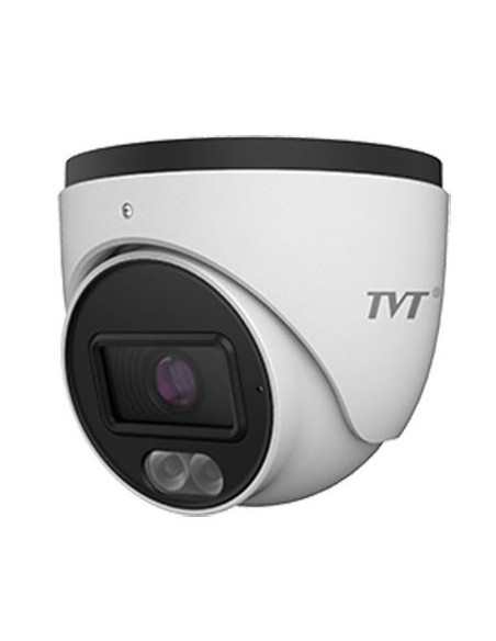 Comprar TVT TVT-370 Cámara Turret IP 4MP 2.8mm Full Color IR30 IP67 Audio MIC Light Explorer TD-9544C4(PE/WR1)