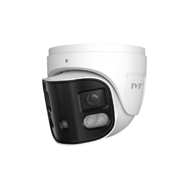 Kaufen TVT TVT-368 IP-Turret-Kamera 8 MP Dualobjektiv 2.8mm NDAA Audio Alarm Bildzusammenfügung