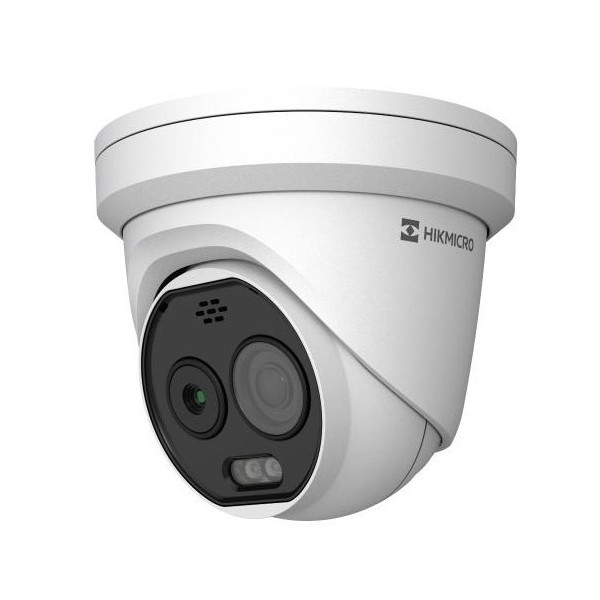 Comprar HIKVISION THERMAL HIK-THERMAL-120 Cámara turret IP biespectro 5MP térmica 1.8mm 160×120 y óptica 2.mm 2688×1944 HM-TD121