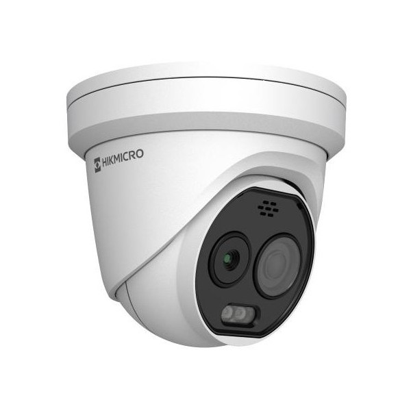 Hikvision Thermal Hik-Thrumtal-116 HM-TD1228-2 / G1 / T3A Torret de câmera IP Biespectro 5MP térmica 5MP 2.1mm 256 × 192 e óptic