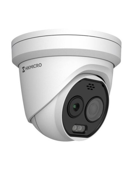 Comprar HIKVISION THERMAL HIK-THERMAL-116 Cámara turret IP biespectro 5MP térmica 2.1mm 256×192 y óptica 2.2mm 2688×1944 Guanlan