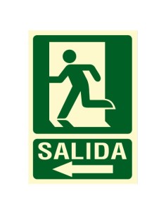 Comprar BYSECUR BYSECUR-310 Cartel de Señalización Evacuación salida izquierda BSCEV403