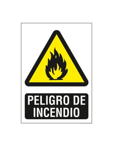 Comprar BYSECUR BYSECUR-314 Cartel de Señalización Peligro de Incendio BSCAP301