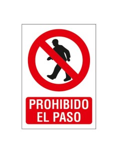 Comprar BYSECUR BYSECUR-315 Cartel de Señalización Prohibido el Paso BSCPR201