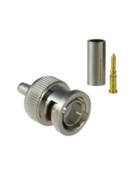 BYSECUR BYSECUR-76 BSC01261 BNC Fine Connector macho para CABLE CCTV RG-59